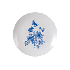 8 In. Botanical Design Plastic Plates | 10 Count