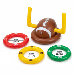 Inflatable Football Ring Toss Game Set - 4 Pack