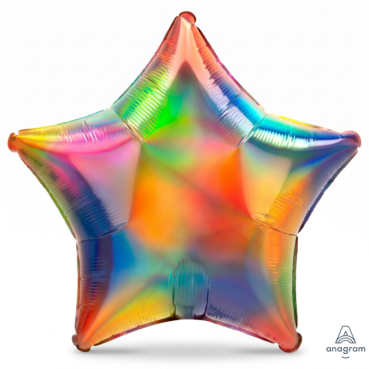 Iridescent Rainbow Star Foil Balloon