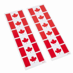 Canadian Flag Sticker Pack - 8 Sheets