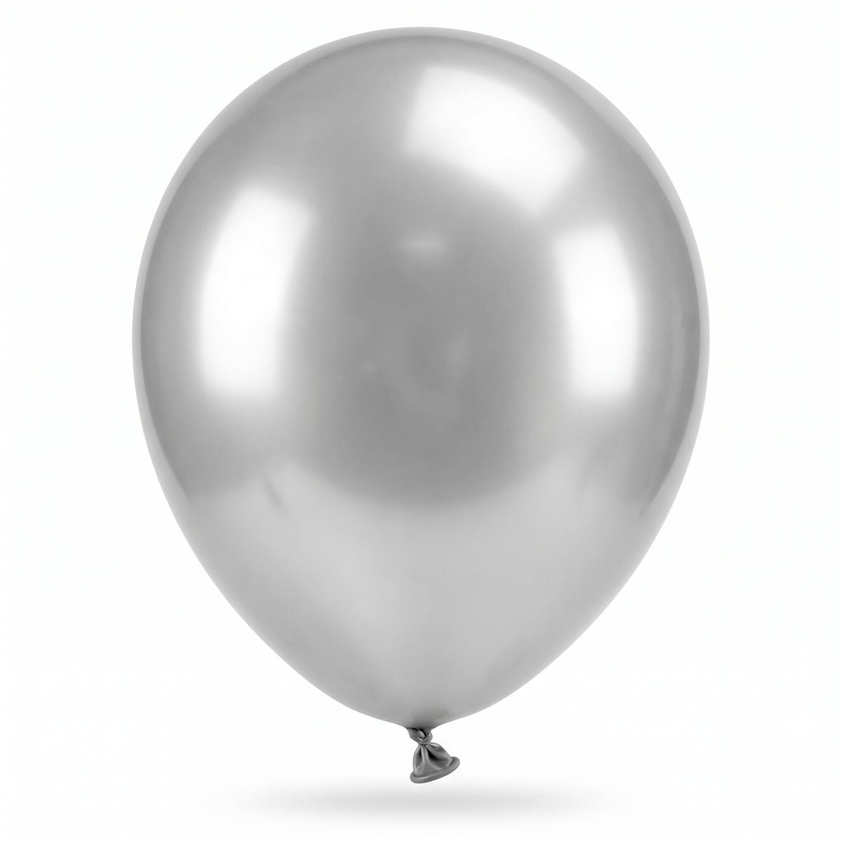 Luxaire Premium 12" Silver Latex Balloons, 25-Pack