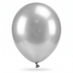Luxaire Premium 12" Silver Latex Balloons, 25-Pack
