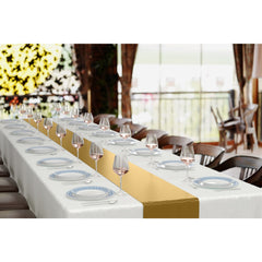 14 In. x 200 Ft. Cut To Size Gold Table Runner