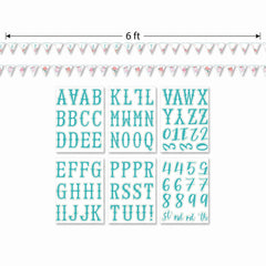 Customizable Free Spirit Pennant Banner for Baby's First Birthday