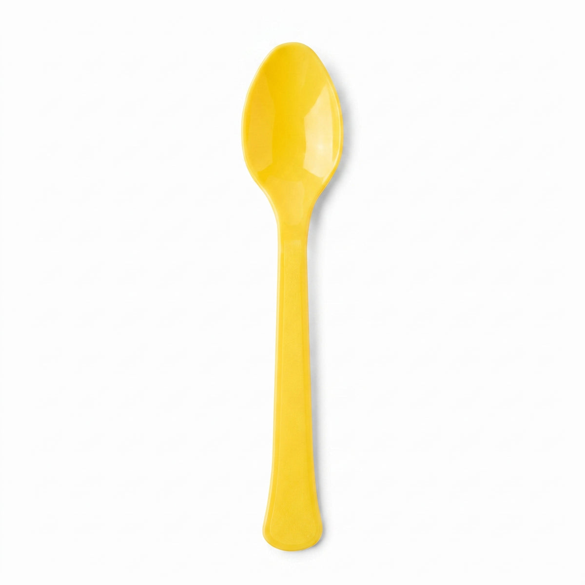 Sunny Yellow Plastic Spoon - 7.5 in.
