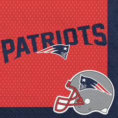 New England Patriots NFL Luncheon Napkins - 6.5 In. x 6.5 In.