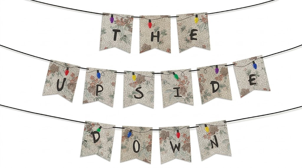 Customizable "The Upside Down" Stranger Things Banner
