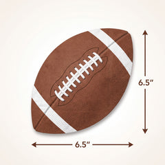 Football Shaped Beverage Napkins - 6.5 In. x 6.5 In. - 40 Pack