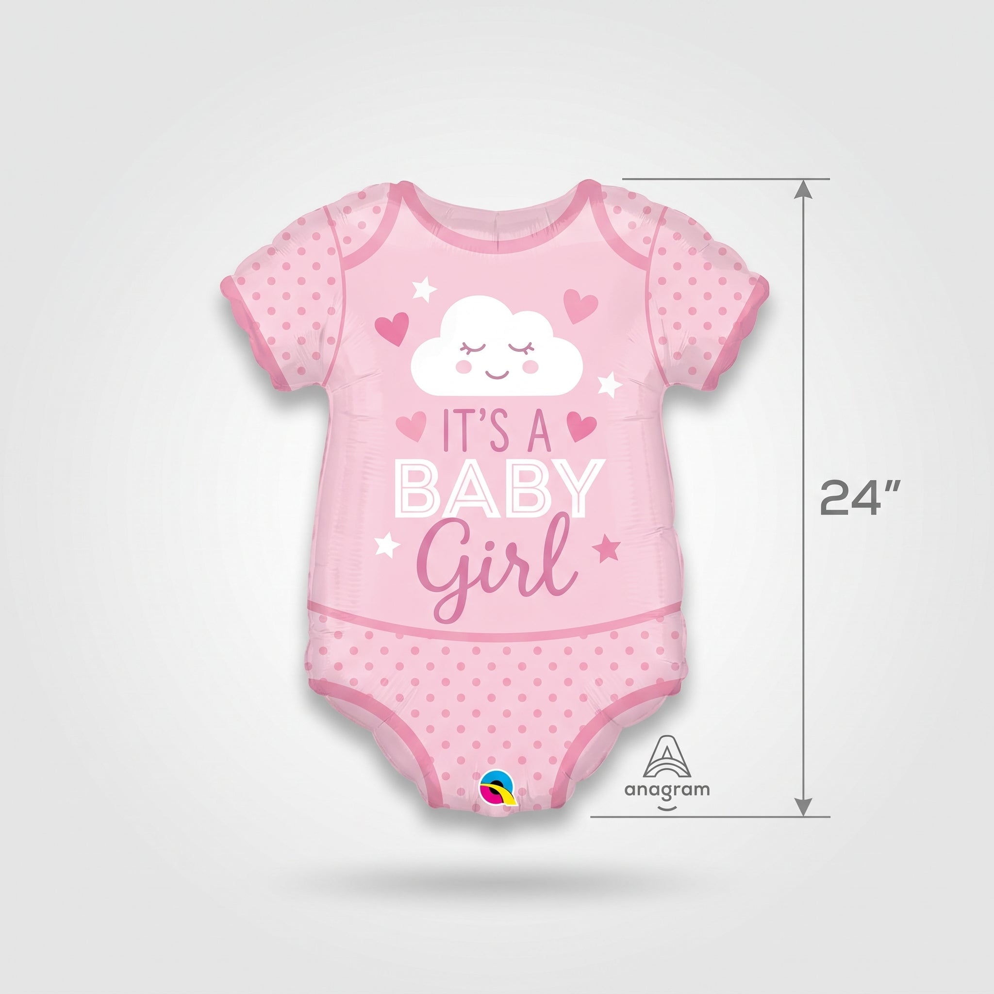 Baby Girl Onesie Super Shape Foil Balloon