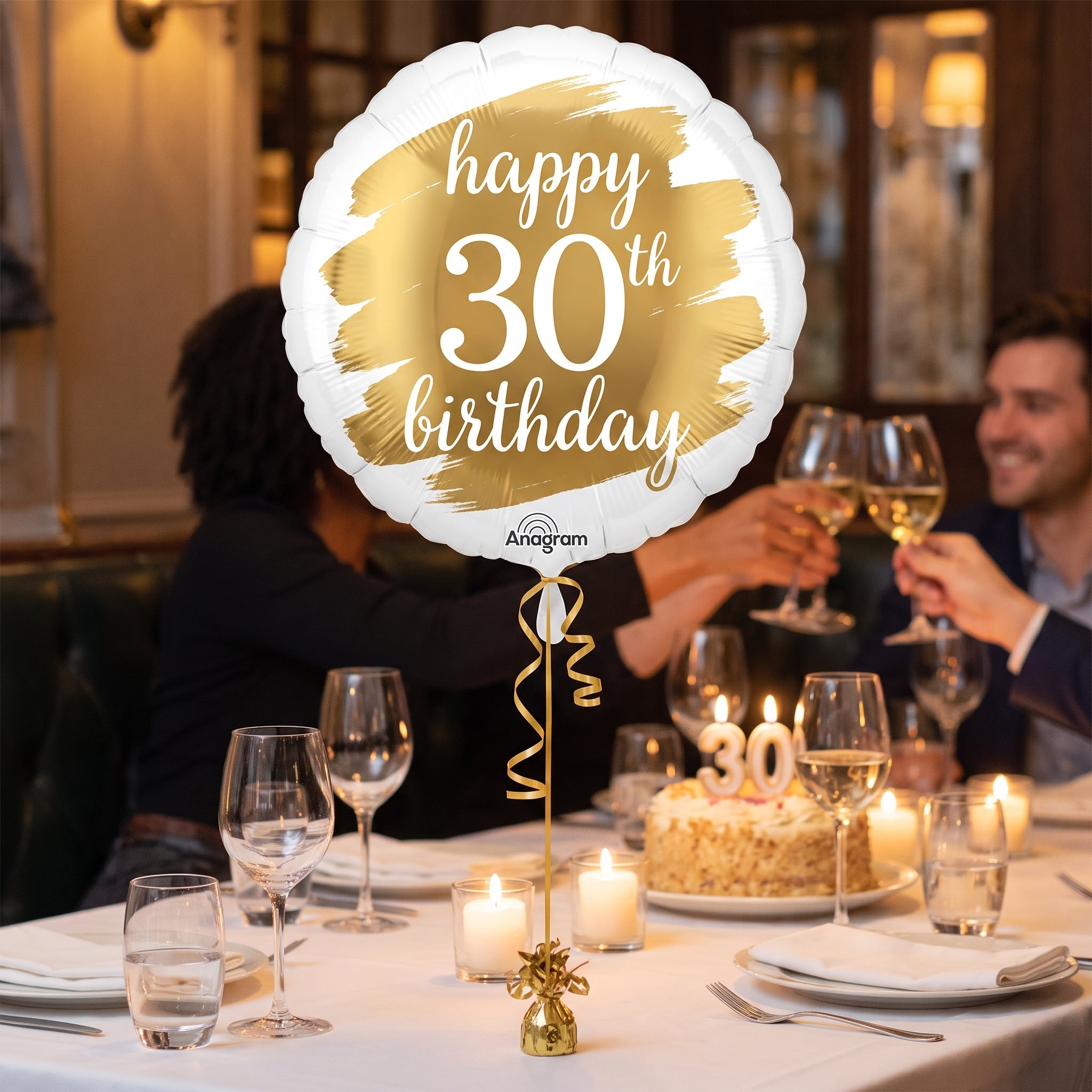 Golden Age 30th Birthday Foil Balloon