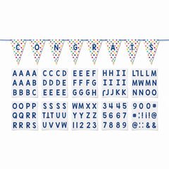 Customizable Birthday Banner Kit with Letters & Symbols