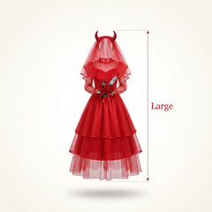 Alluring Bride of the Underworld Costume