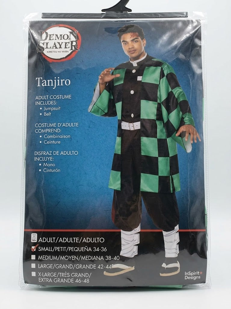 Demon Slayer Tanjiro Halloween Costume - Adult S (34-36)