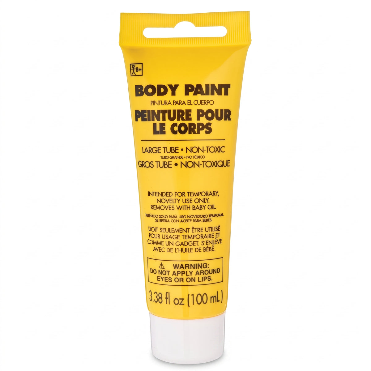 Vibrant Yellow Body Paint - Non-Toxic Costume Accessory
