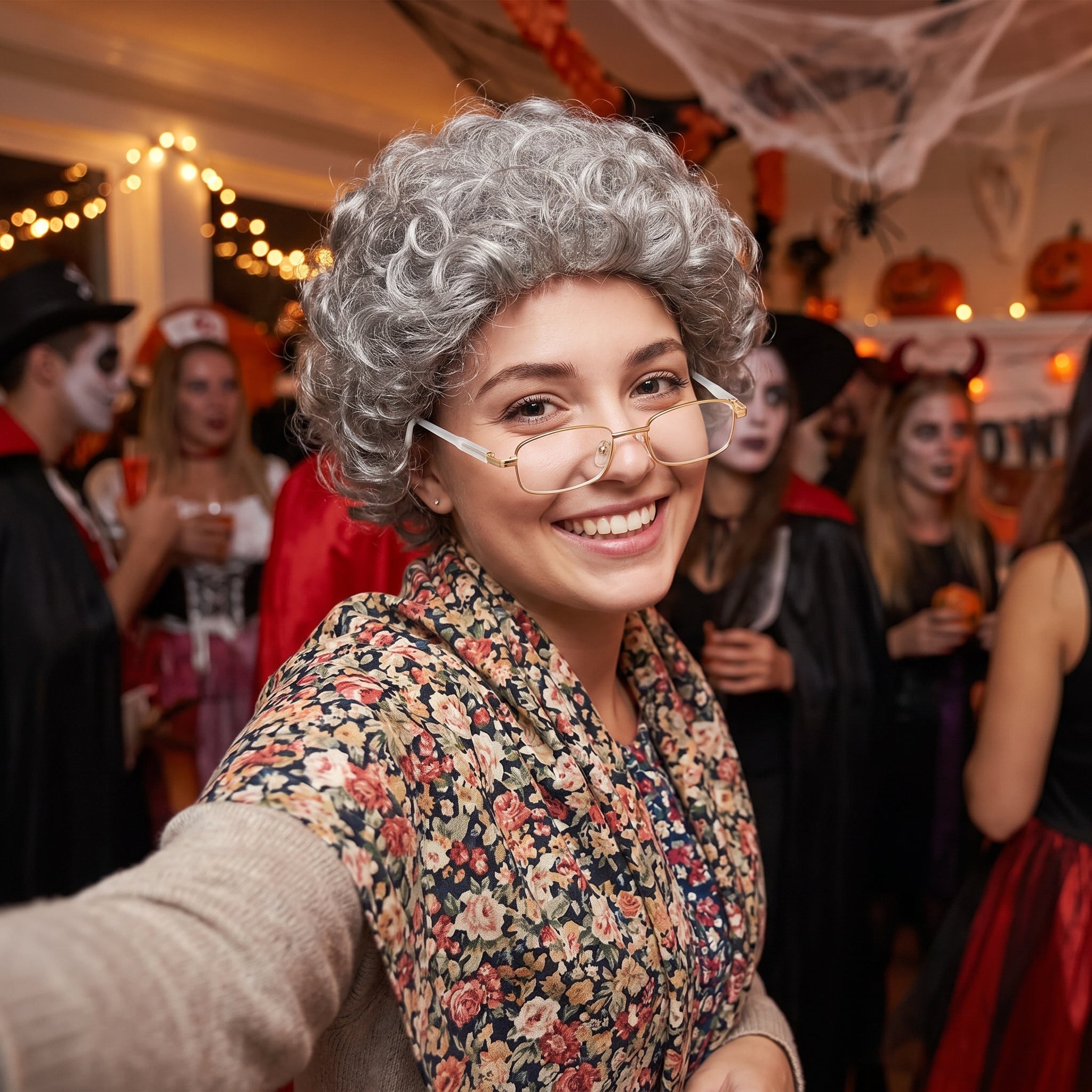 Grandma Costume Glasses - Humorous Eyewear Accessory