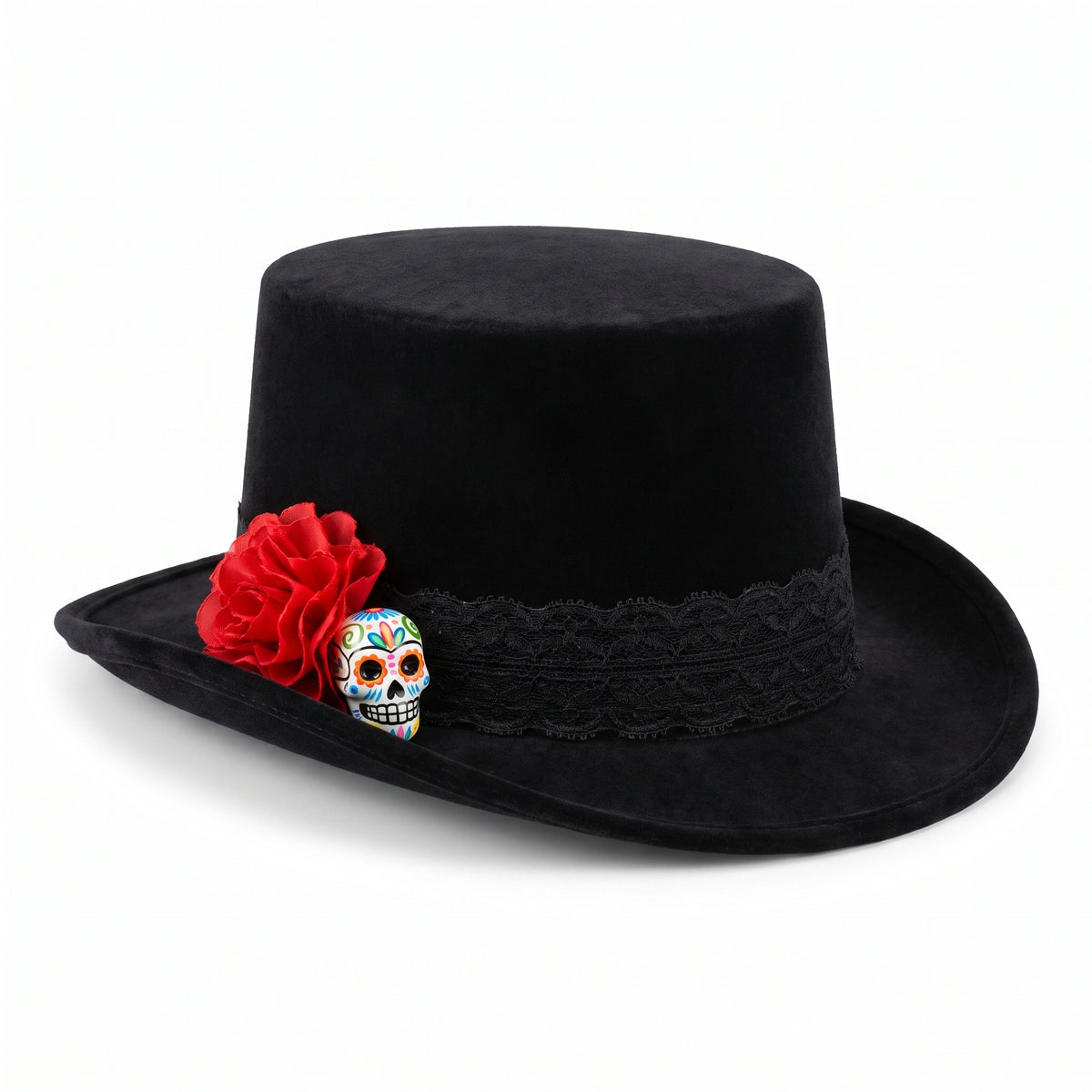 Men's Day of the Dead Top Hat