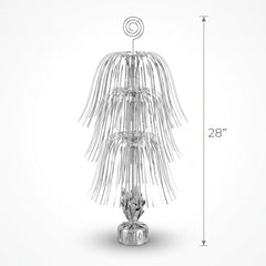 Giant Silver Metallic Spray Centerpiece