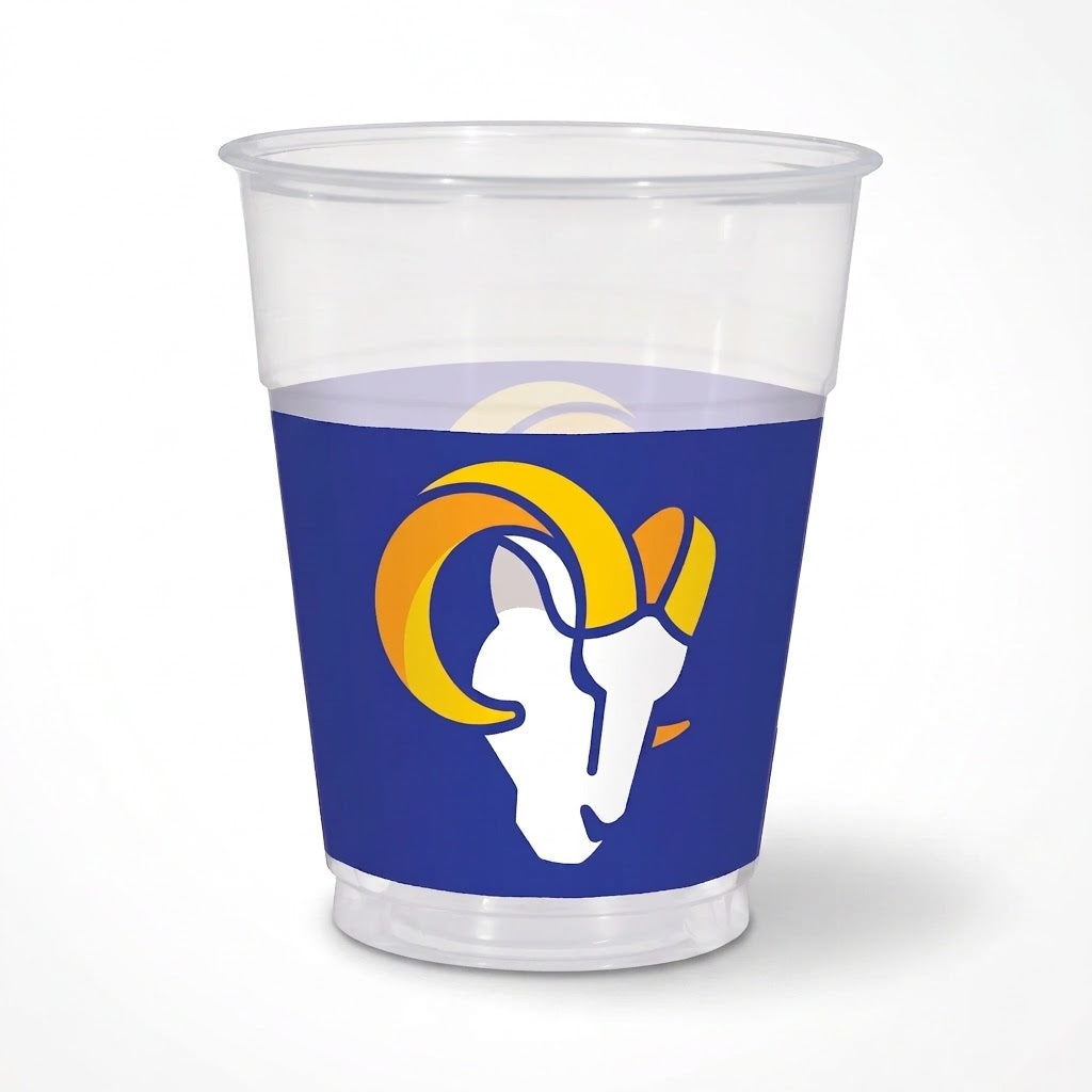 Los Angeles Rams 16oz Plastic Cups - 25 Pack