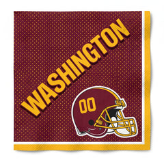 Washington Commanders NFL Luncheon Napkins - 6.5 In. x 6.5 In.