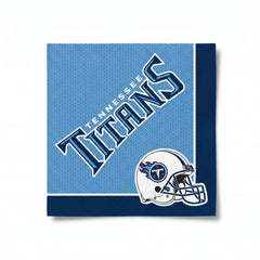 Tennessee Titans NFL Luncheon Napkins - 6.5 In. x 6.5 In. - 36 Pack