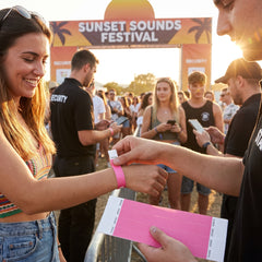 Solid Pink Event Wristbands - 500 Pack