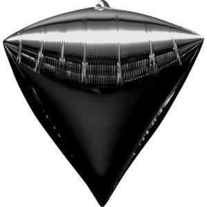 Black Diamond Foil Balloon - Metallic Finish