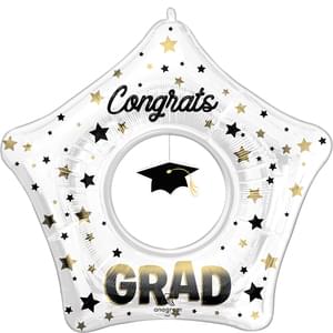 Ombre Graduation Cap Foil Balloon Bouquet
