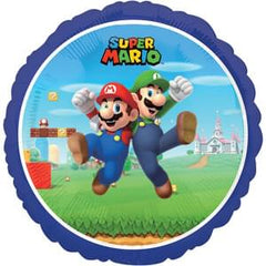 Mario Bros 18" Foil Balloon - Mylar Edition