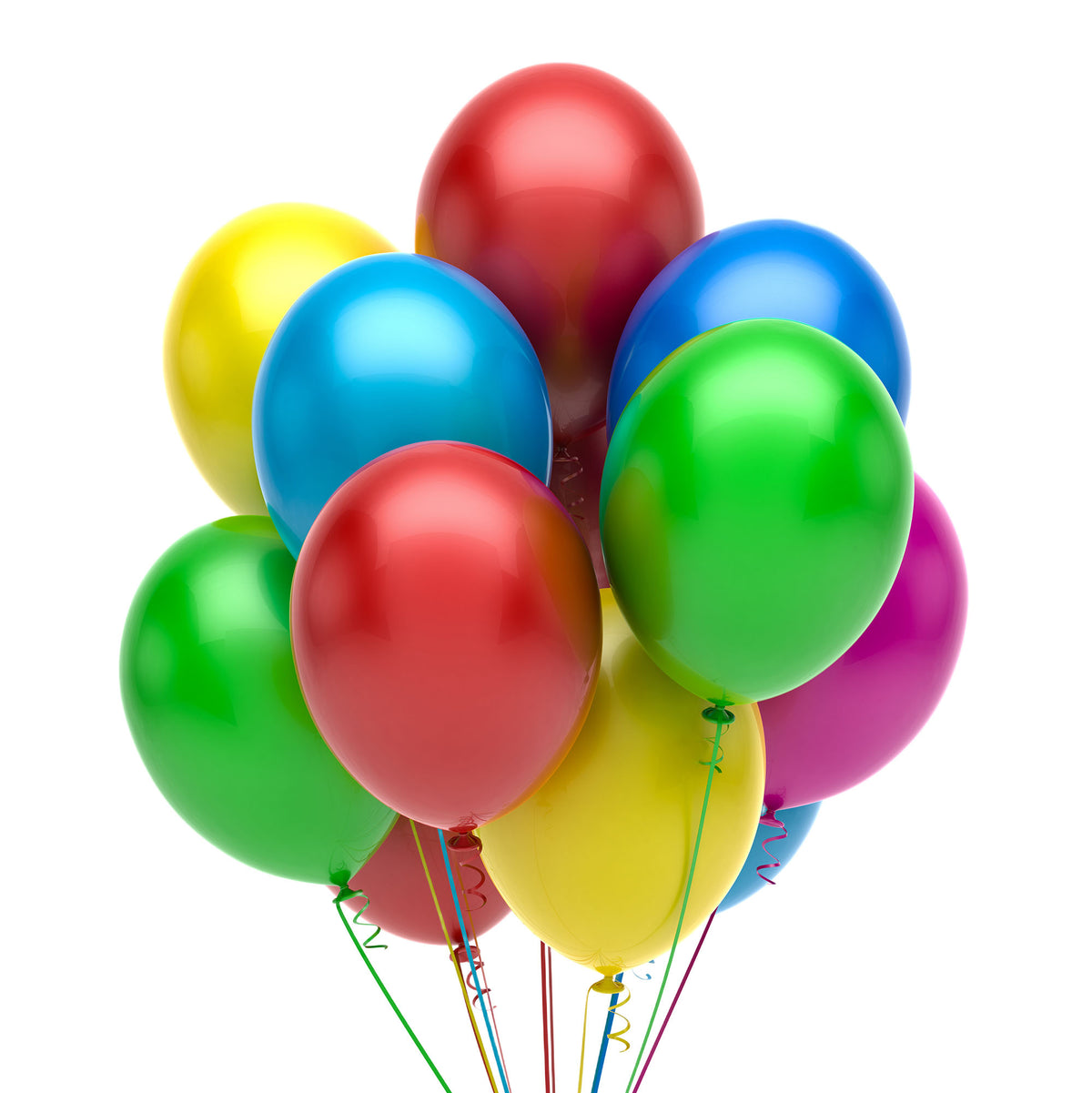 12 In. Assorted Latex Balloon | 10 Count