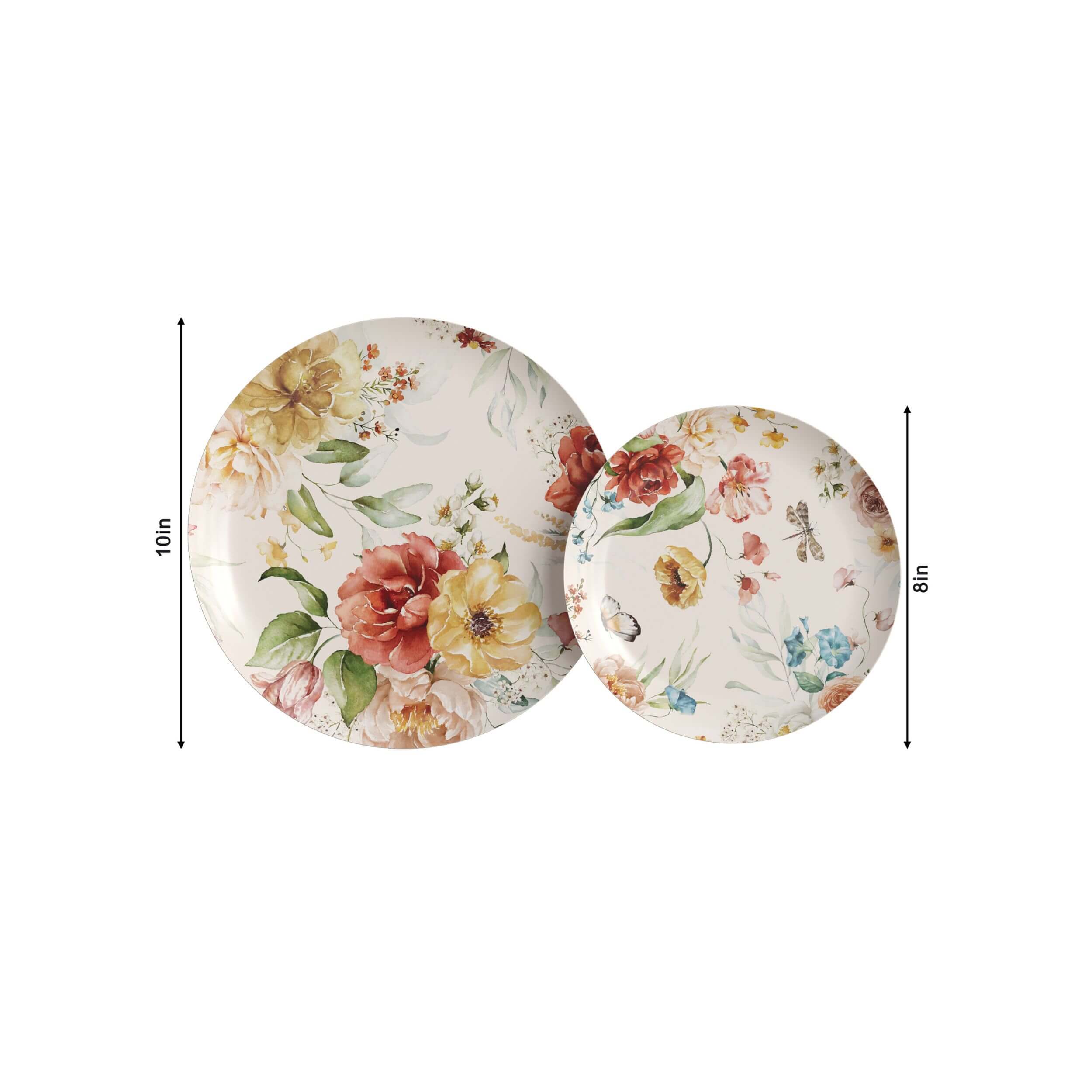 Earthtrends Aviv Design Plates Combo Set 16/16