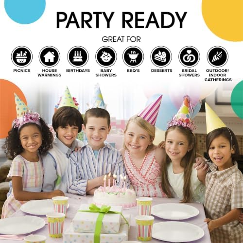 7 in. Ivory Plastic Plates | 50 Count
