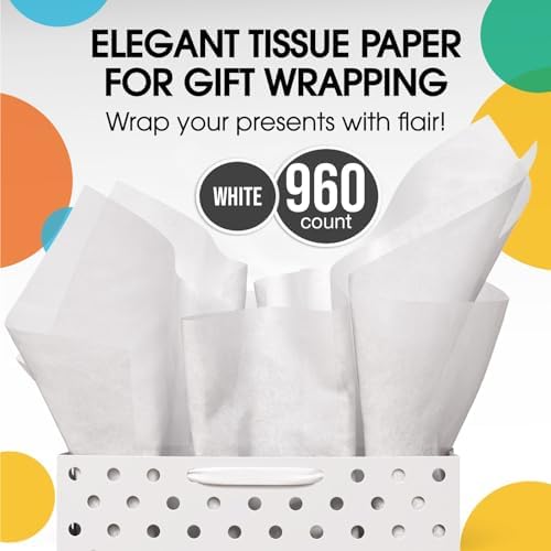 White Tissue Paper 15 in. x 20 in. | 960 Sheets