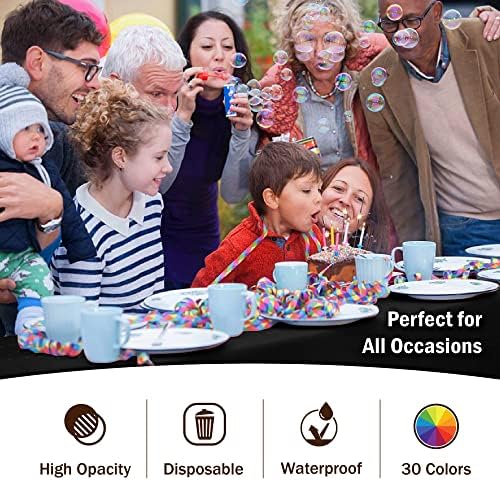 Black Plastic Table Covers | 12 Pack | 54 in. x 108 in.