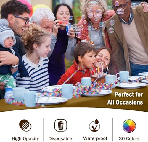 Gold Plastic Table Covers | 12 Pack | 54 in. x 108 in.