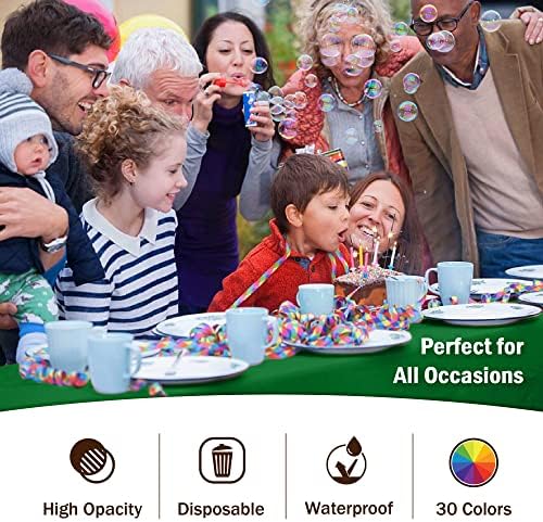 Emerald Green Plastic Table Covers | 12 Pack | 54 in. x 108 in.