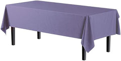 Lavender Plastic Table Covers | 12 Pack | 54 in. x 108 in.