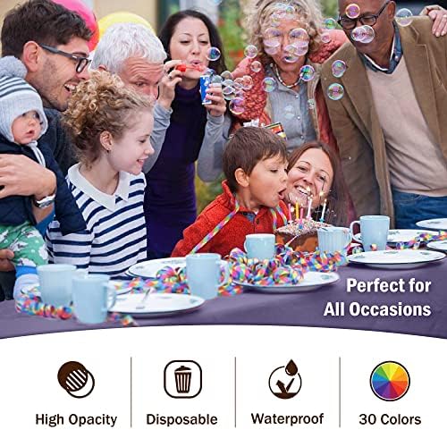Lavender Plastic Table Covers | 12 Pack | 54 in. x 108 in.