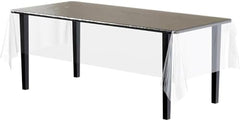 Clear Plastic Table Covers | 12 Pack | 54 in. x 108 in.