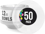 12 Oz. Clear Plastic Bowls | 50 Count