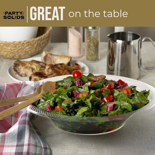 12 Oz. Clear Plastic Bowls | 50 Count