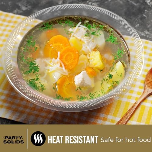 12 Oz. Clear Plastic Bowls | 50 Count