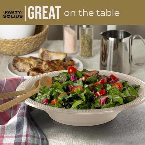 12 Oz. Ivory Plastic Bowls | 50 Count