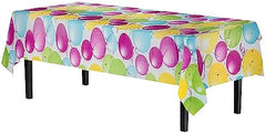 Balloon Print Plastic Table Covers | 12 Pack | 54 in. x 108 in.