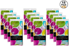 Balloon Print Plastic Table Covers | 12 Pack | 54 in. x 108 in.