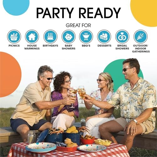9 in. Birthday Print Paper Plates | Case of 20 (1000 Ct.)