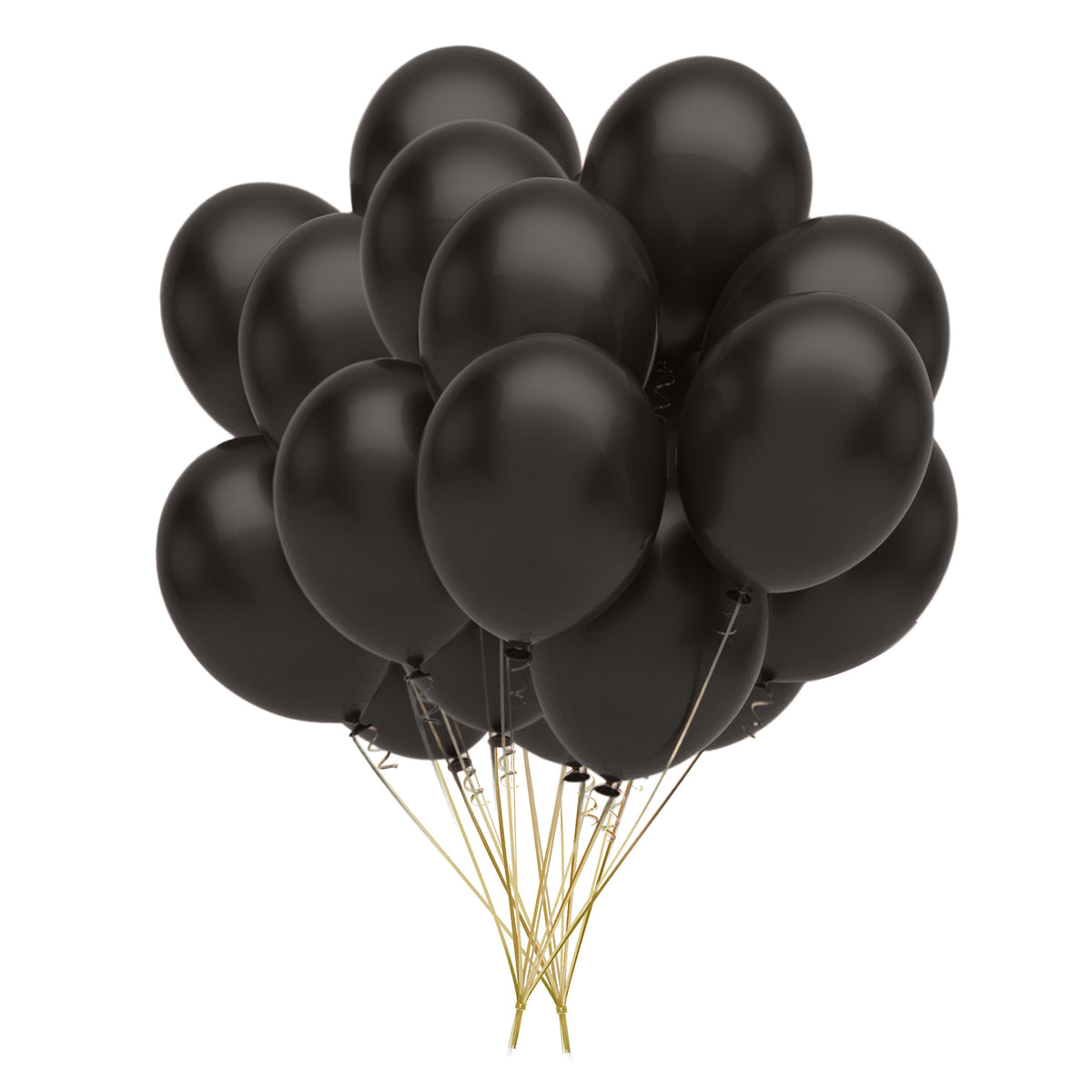 5 In. Black Latex Balloon | 25 Count