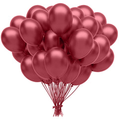 9 In. Burgundy Latex Balloons | 144 Count