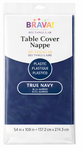 True Navy Plastic Table Cover - 54