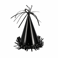 Black Party Hat Balloon Weight