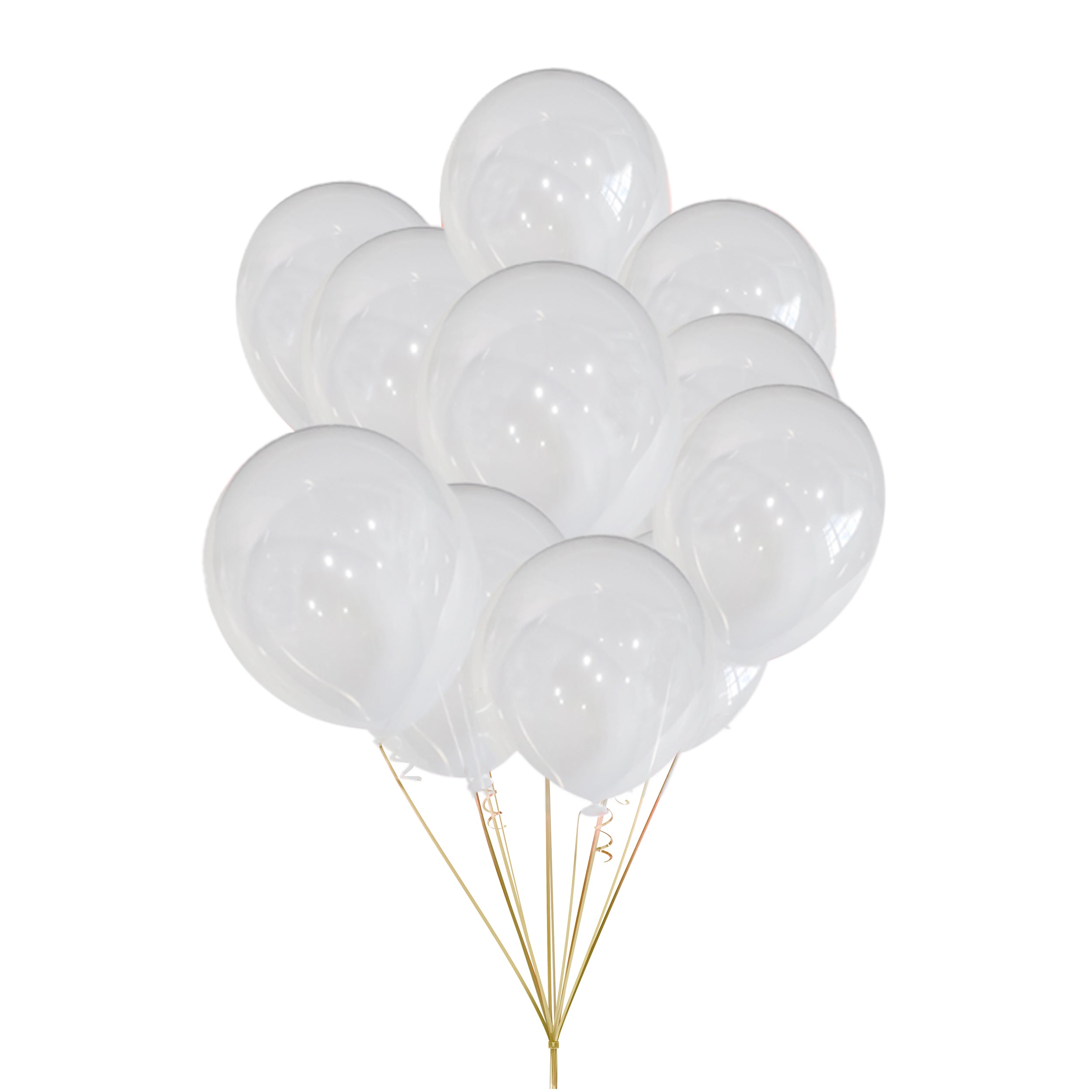 12 In. Clear Latex Balloon | 10 Count